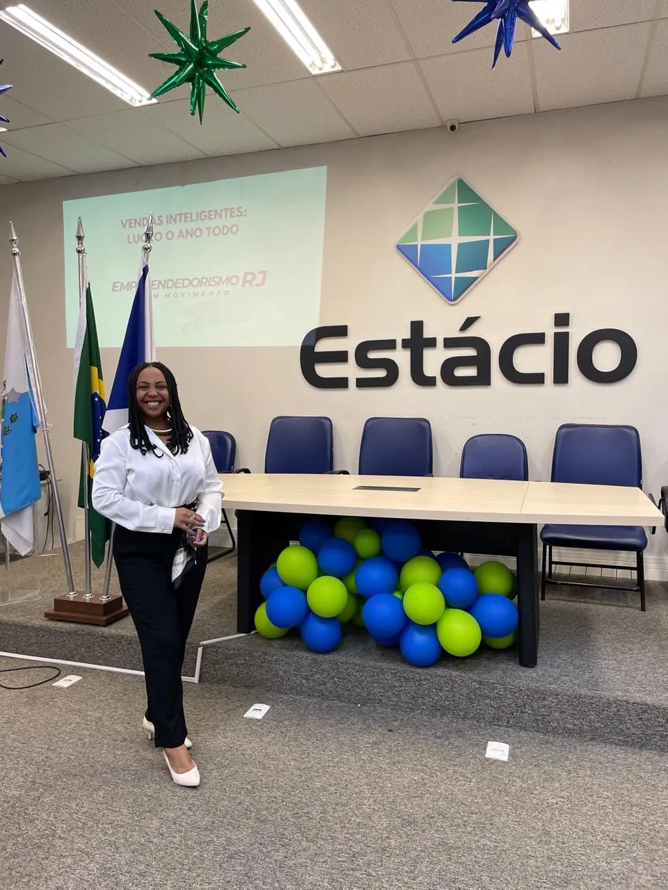 Viviane Costa na Estácio, no Empreendedorismo RJ em Movimento