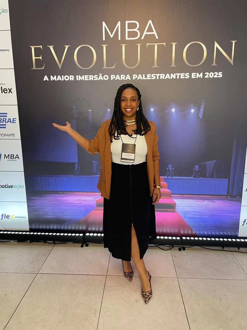 Viviane Costa no MBA Evolution, imersão para palestrantes